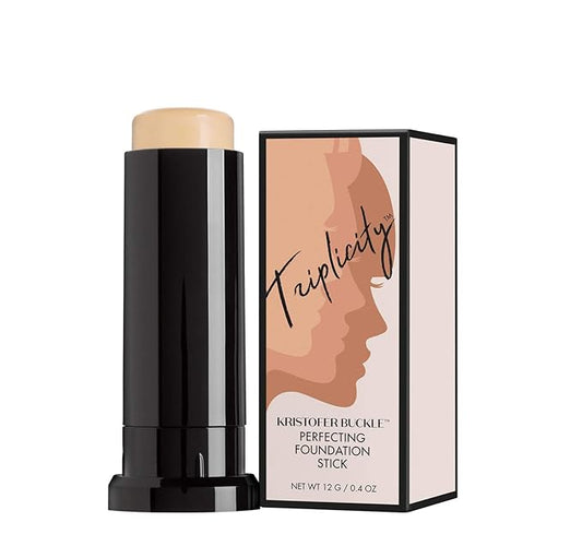 Triplicity® Perfecting Foundation Stick, 0.4 oz. | Primes Skin, Provides Buildable Coverage & Has A Soft Focus Effect | Fair (Warm)