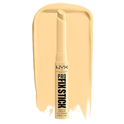 NYX PROFESSIONAL MAKEUP Pro Fix Stick Correcting Concealer, Buildable Medium Coverage Concealer Stick - Yellow