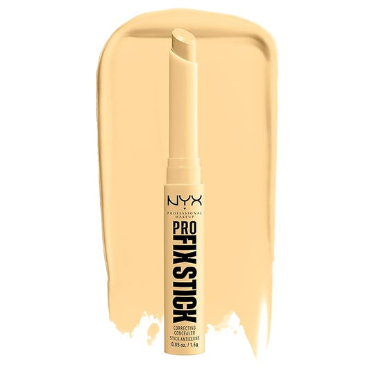 NYX PROFESSIONAL MAKEUP Pro Fix Stick Correcting Concealer, Buildable Medium Coverage Concealer Stick - Yellow