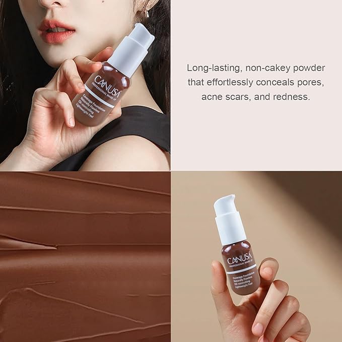 CANUSA Flawless Liquid Foundation (D2 Chocolate Brown)