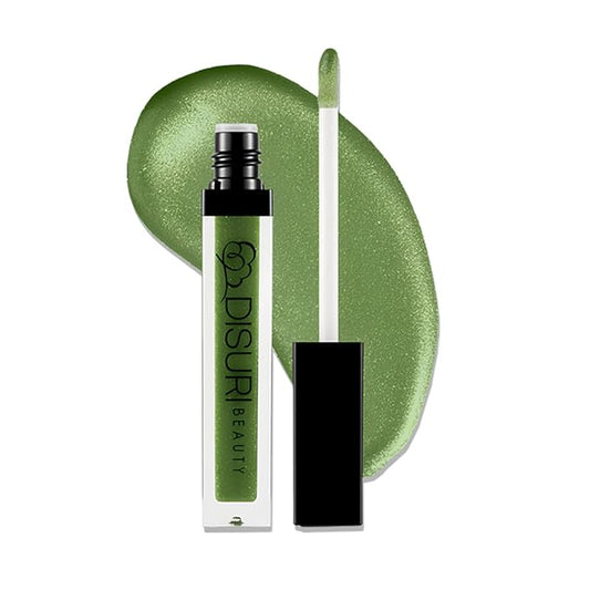 Shimmer Lip Gloss - Non-Sticky Girls Gloss - Long Lasting High Shine - 0.7 FL Oz Gloss for Girls & Women - Cruelty Free - (Wicked Green: S71)