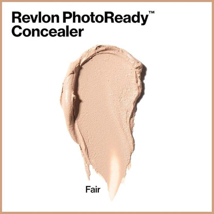 Revlon Concealer Stick, PhotoReady Face Makeup for All Skin Types, Longwear Medium- Full Coverage with Creamy Finish, Lightweight Formula, 001 Fair, 0.11 Oz