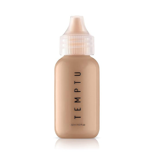 TEMPTU S/B Silicone-Based Airbrush Foundation: Professional Long-Wear Liquid Makeup, Sheer To Full Coverage For A Hydrated, Healthy-Looking Glow & Luminous, Dewy Finish On All Skin Types, 003 Ivory, 1 Fl Oz