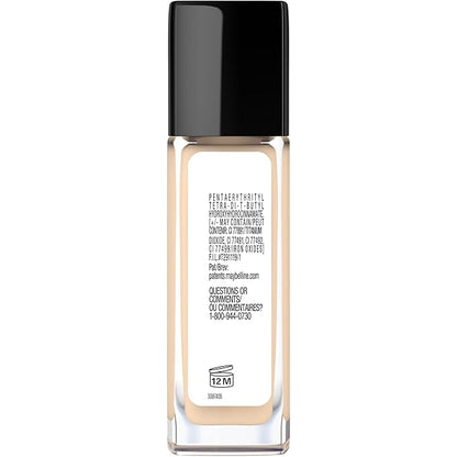 Maybelline Fit Me Matte + Poreless Liquid Foundation and Real Techniques Makeup Sponge Bundle, Includes 1 Foundation in Natural Beige and 2 Miracle Complexion Makeup Sponges