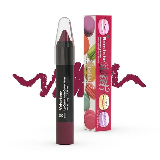 Sistar Born To Be Sweet Velveteer Lip Crayon Lip Color Longwear Chocolate Scented