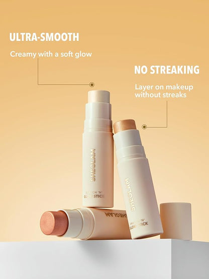 SHEGLAM Cream Highlighter Stick Long Lasting Brightening Non-Caking Highlighter Makeup - Vanilla Frost