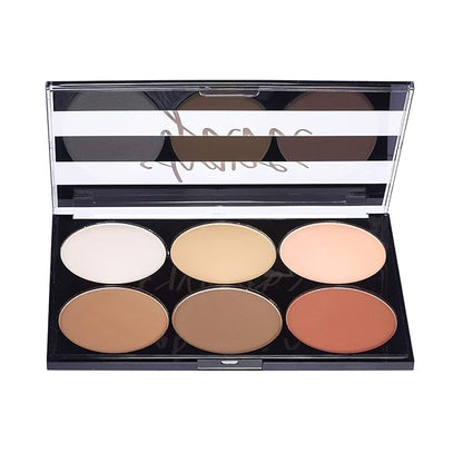 Mon Reve Shape Guru - 3-in-1 Face Sculpting Palette with Highlighter, Contour & Blush - Parabens-Free Vegan Mineral Makeup Kit for Light & Dark (02 Medium)