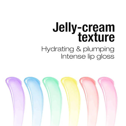 STUDIO LIMITED Instant Fab Crystal Shiny Rainbow Lip Gloss Long Lasting Ultra Hydrating Plumping Lip Gloss for women girls Value Pack 14ml/ 0.47oz (Rainbow, 6 Pcs)