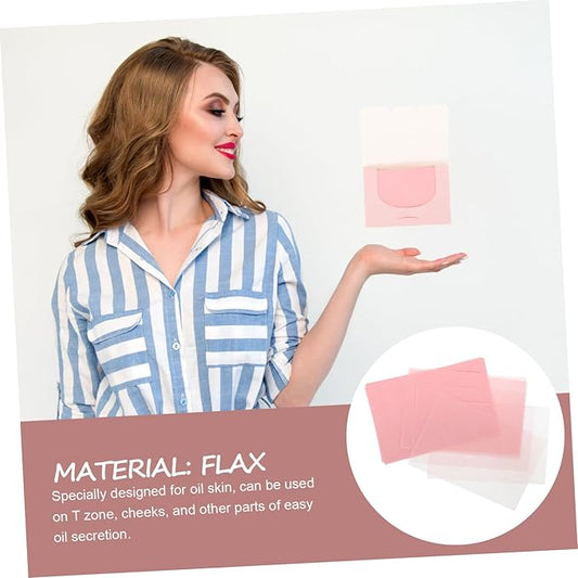 300pcs Facial Oil Absorbing Sheets Scented Blotting Papers for Oily Skin Ultra Thin Double-sided Portable Box for Unisex Design