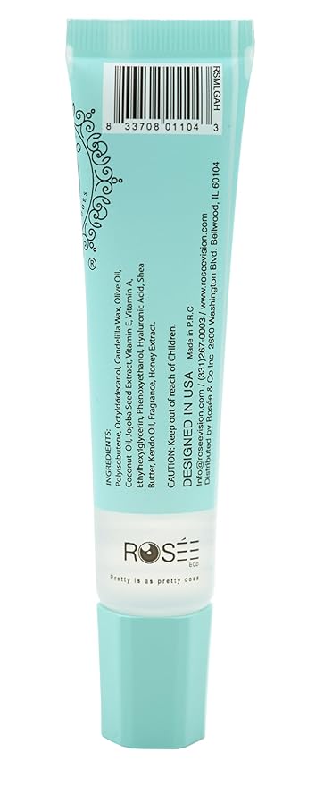 ROSÉE & CO Rosee Lip Gloss Vegan & Cruelty Free Treatment, Professional Make up, Long Lasting Glossy with Shea Butter, Moisturize, Protect & Smooth, High Shine, Non-Sticky (d.Acacia Honey, 0.5)