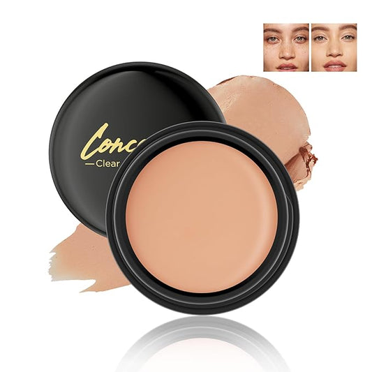 Boobeen Waterproof Full Coverage Foundation Makeup, Creamy Skin Foundation Concealer, Lightweight And Long-Lasting Buildable Coverage For Flawless Finish