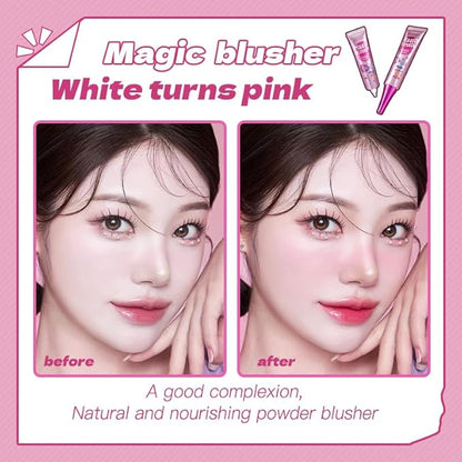 Magic Color Change Liquid Blush, Reacts to Your pH for a Unique Flattering Flush