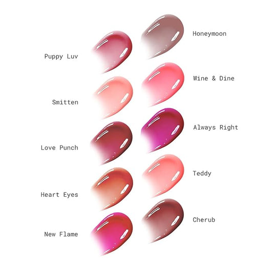 The Crème Shop Ultra-Moisturizing, 12HR+ Long-Lasting Glossy Lip Stain - Sunflower Seed Oil & Glycerin Infused for Soft, Hydrated Lips – SMITTEN