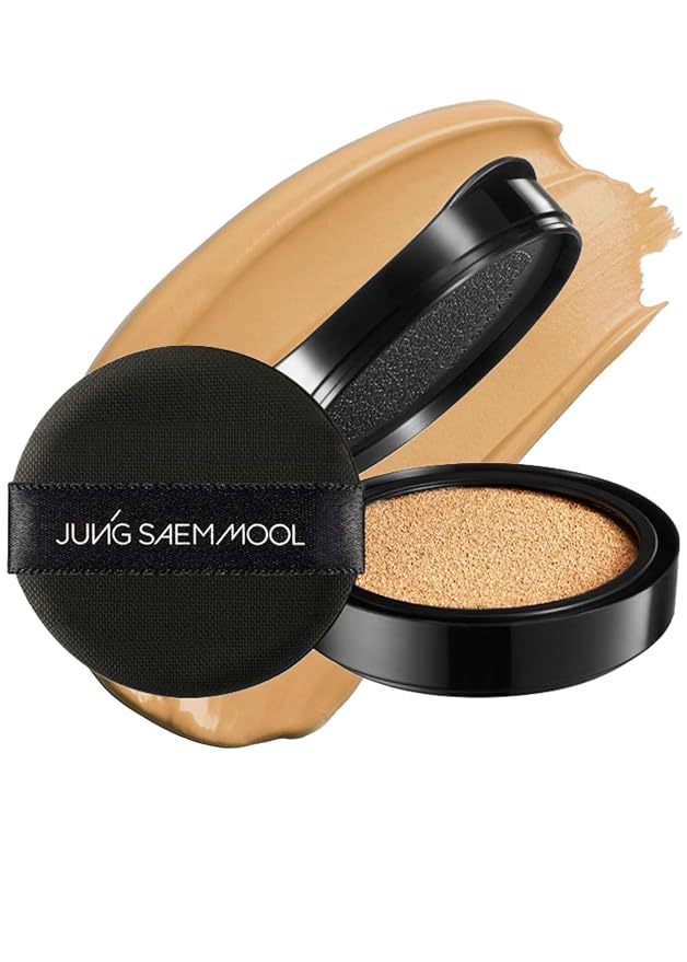 [JUNGSAEMMOOL OFFICIAL] Essential Skin Nuder Cushion (Bronze) | Refill | Natural Finish | Buildable Coverage | Makeup Artist Brand