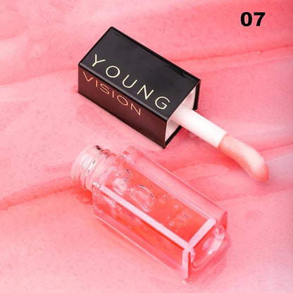 YOUNG VISION Lip Glow Oil, Lip Gloss with Jojoba Seed Oil, Moisturing and Plumping,0.20 fl oz(Pack of 1)