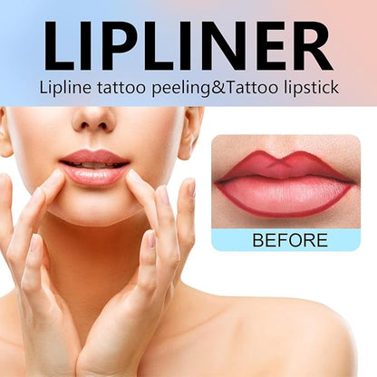 Peel-Off Matte Lip Stain - Long-Lasting Lip Liner Tattoo, Waterproof & Transfer-Proof for All Skin Types (Orange Brown, 1Pc)