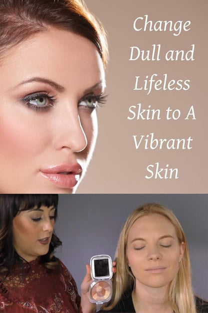 Baked Mineral Makeup Healty Blush with Botanical Extracts (Berry Swirl) Made in USA. Highlighter Makeup