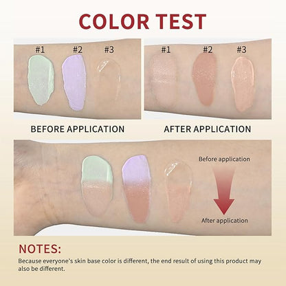 Erinde Red Correct CC Cream with Centella, Lightweight CC Cream Foundation for Mature Skin Women, Color Correcting Cream, Medium Coverage CC Cream Foundation, Natural Finish