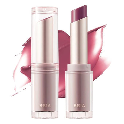 BBIA Ready To Wear Water Lipstick – Sheer Long-Lasting Lip Gloss Stick, Glowy & Glossy Texture, Moisturizing, Transparent & Buildable Color, Natural Tinting, Korea Lip Makeup (05 - WET PLUM)