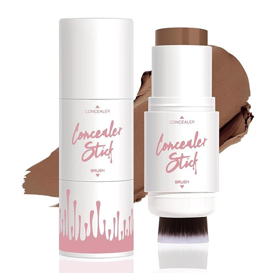 Dual-Ended Contour Stick, Matte Face Shaping & Highlighter Stick, Waterproof Bronzer Pen, Non-greasy, Create a Lightweight Finishing Makeup