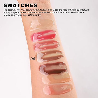 YOUNG VISION Lip Glow Oil, Lip Gloss with Jojoba Seed Oil, Moisturing and Plumping,0.20 fl oz(Pack of 1)