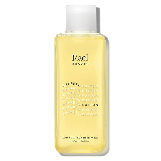 Rael Skin Care, Cleansing Water for Face - Gentle Daily Makeup Remover & Cleanser, Korean Skincare, All Skin Types, H3O Hyaluronic Acid and Cica Extract, Cruelty Free (5.07oz)