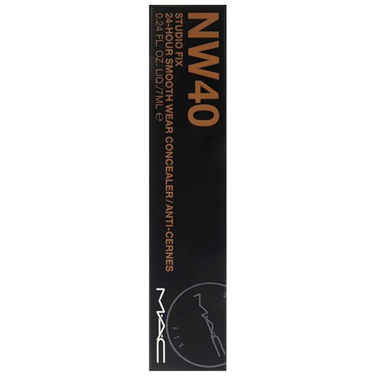 Studio Fix 24-Hour Smooth Wear Concealer - NW40 by MAC for Women - 0.24 oz Concealer (Pack of 2)