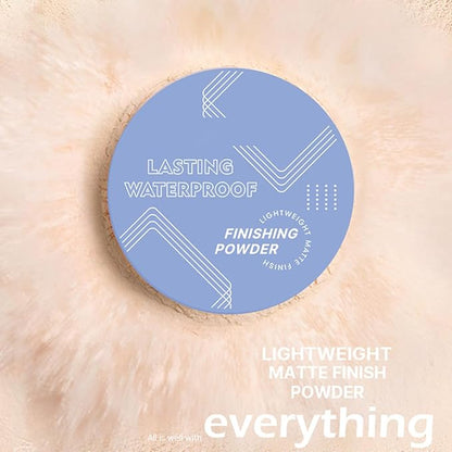 Soft Focus Loose Setting Powder Makeup,Oil Control Lightweight Matte Finishing Powder Foundation Makeup,Lasting Waterproof Face Powder Cruelty Free,Puff Included(NATURAL BEIGE)