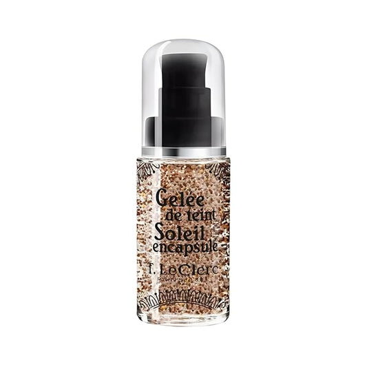 Tinted Moisturizer Complexion Gel by T. LeClerc | Face, Décolleté & Body Foundation Tint Veil Gel Lightweight, Fresh Texture Soothes Skin Jelly Complexion 02 Copper 1 oz