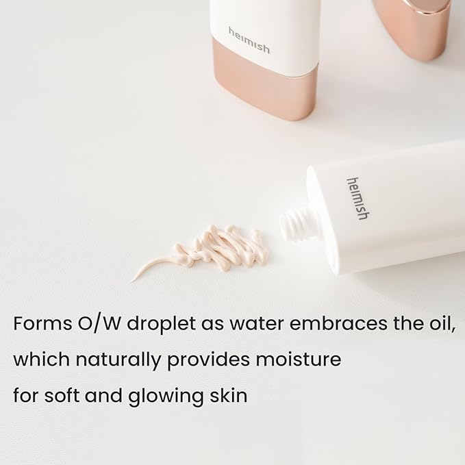 HEIMISH Artless Glow Base, Multipurpose Makeup Base, Primer, Highlighter, Tone Up Sunscreen for face, Lightweight, Non-greasy, Hydrating, Natural Finish with SPF 50+ PA++++, 1.35fl.oz/40ml