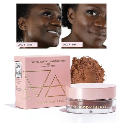 Loves You Back 3in1 - Mineral Powder Foundation (COCO 4)