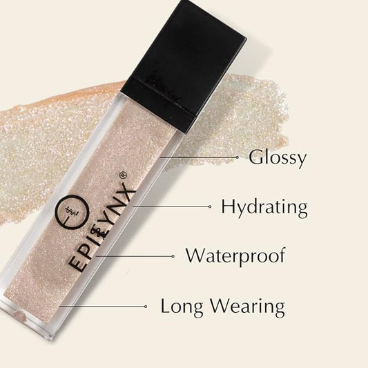 Vegan Glitter & Matte Liquid Lip Gloss - Moisturizing Formula for Hydration and Long Lasting Wear - Cruelty Free, Paraben Free, Gluten Free - Gloss, Frostbite by Dr. Liia