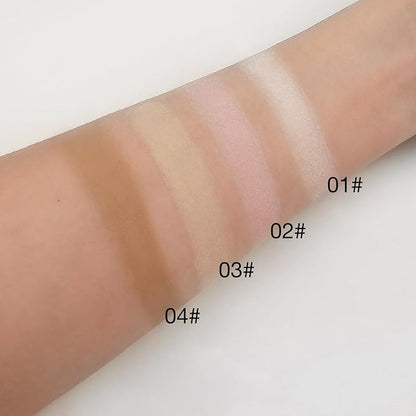Boobeen Lightweight Translucent Loose Setting Powder Makeup, Matte Non-Sticky Finishing Baking Makeup, Concealing Nude Face Pressed Foundation Powder for Women With Puff