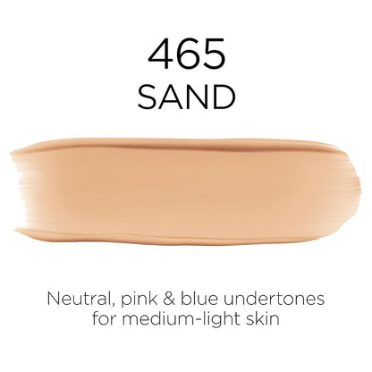 L'Oreal Paris Makeup Infallible Up to 32 Hour Fresh Wear Lightweight Foundation, 465 Sand, 1 Fl Oz, Packaging May Vary