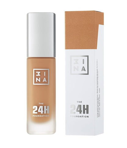 3INA The 24H Foundation 641-24H Long-Wearing Formula - Medium To High Buildable Coverage - Smooth Matte Finish - Expanded Shade Selection - Waterproof, Cruelty Free, Vegan Makeup - 1.01 Oz