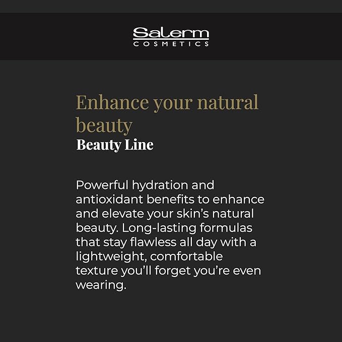 SALERM - Fluid Foundation - Natural Foundation - 30 ml - Color F40 - Homogeneous, Natural, and Shine-Free Finish - Buildable Medium Coverage - Long-Lasting - Lightweight Texture - with SPF 15