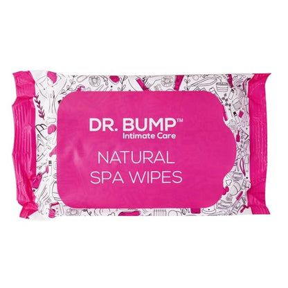 Dr. Bump Intimate Care Natural Spa Wipes with Tea Tree and Manuka Honey 10 pcs - Pack of 6