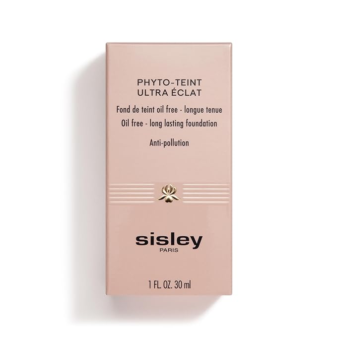 Sisley Paris Phyto-Teint Ultra Eclat, 00W Shell - 30 mL - Radiance-Boosting, Long-Lasting, Anti-Pollution Oil-Free Foundation - Blendable & Buildable - Non-Comedogenic