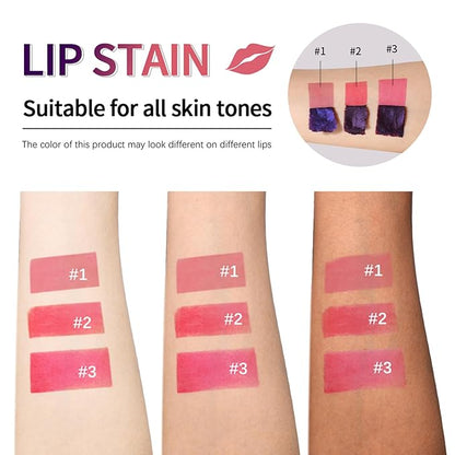 3Pcs Lip Liners Tattoo Stain, Peel Off Lip Liner Stain, Long Lasting Matte Waterproof Lip Stain Makeup For Women