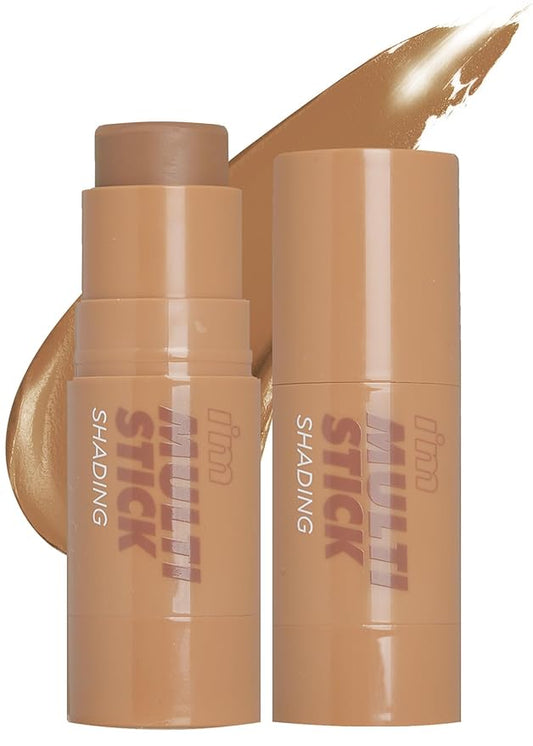 I'm Meme Contour Stick for Face - I'm Multi-stick Shading 001 Bronzer, 0.24 Oz + NOONI Korean Facial Clenaser - Snowflake Whipping Cleanser 5.07 Fl Oz Bundle