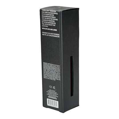 MAKEUP BY MARIO SurrealSkin Liquid Foundation, Liquid Formula, Vegan, Long-wearing coverage, Hydrating, Natural Finish, Size 30 mL (28W - dark deep with warm undertone)