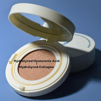 Moisturizing Glow Sun Cushion Foundation SPF50+ / PA+++ with Refill (21 Ivory, 15g+15g)
