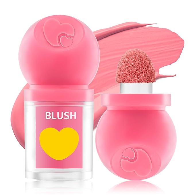 Erinde Liquid Blush for Cheeks, Soft Cream Blush Makeup, Natural-Looking Matte Finish, Lightweight, Long-Wearing, Vegan & Cruelty-Free, 05