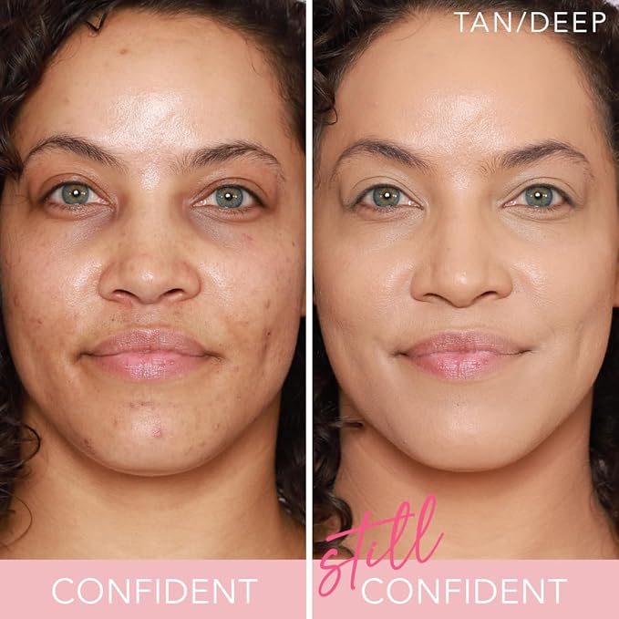 T.C.E This Covers Everything Super Coverage Serum Makeup with Peptides (Deep, One Size)