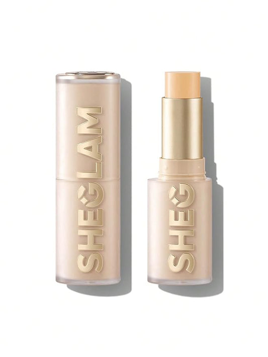 SHEGLAM Skin Magnet High Coverage Foundation Stick Longwear Medium Face Makeup for All Skin Types-Buttercream