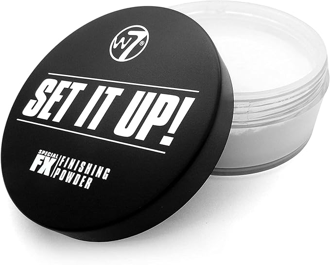 W7 Set It Up Loose Setting Powder - Weightless Translucent Blurring Powder For All Skin Tones - 2 Pack
