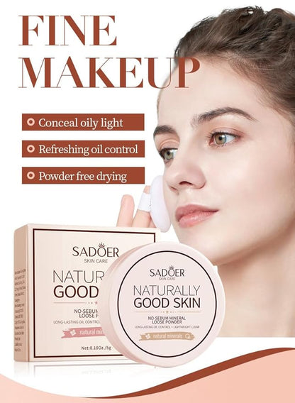Setting Concealer Oil Control Mineral Smoothing Powder（Natural colour）