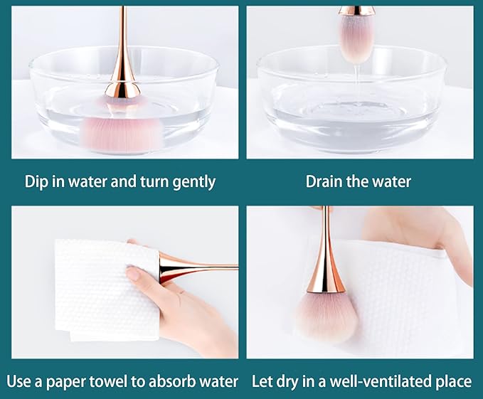 1Pcs 30ml/1Oz Empty Loose Powder Container and 1Pcs Make-Up Powder Brush