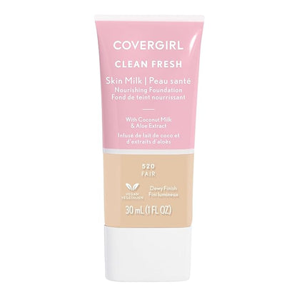 COVERGIRL Clean Fresh Skin Milk Foundation, Fair, 1 Fl Oz (Pack of 1) (packaging may vary)