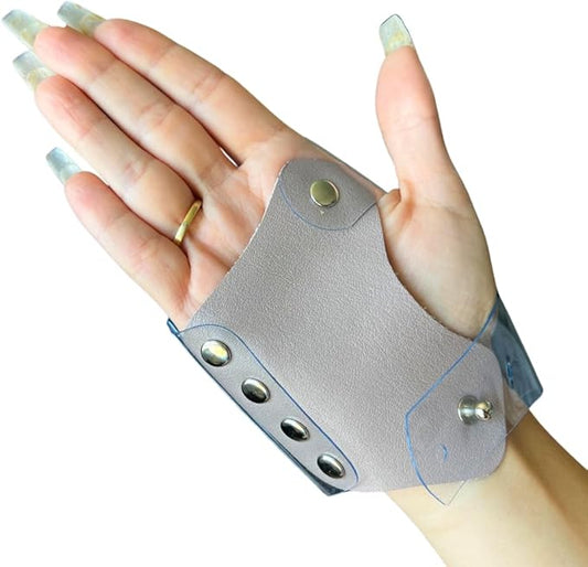 Makeup Glove Palette for Artwork|Stylish Glove for Makeup Artists|Made of Natural Leather and Certified Hypoallergenic Vinyl